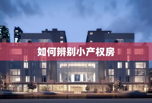 如何辨别小产权房