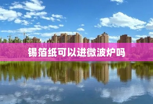 锡箔纸可以进微波炉吗