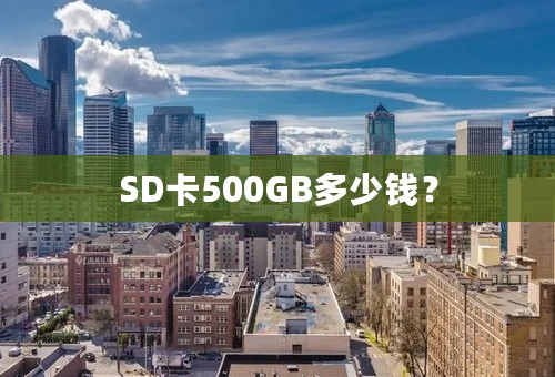 SD卡500GB多少钱？
