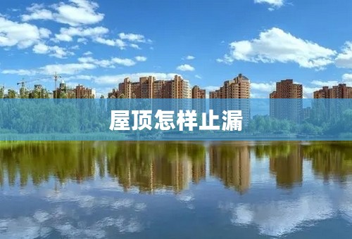 屋顶怎样止漏