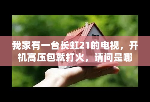我家有一台长虹21的电视，开机高压包就打火，请问是哪里问题，谢谢