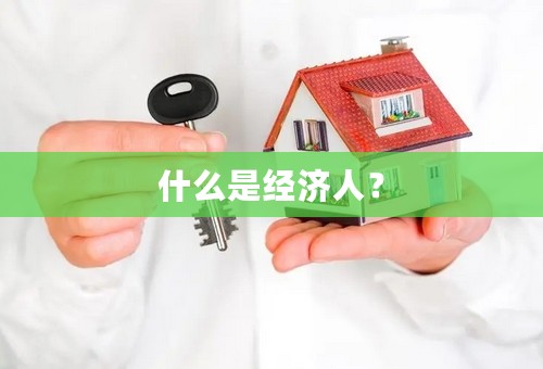 什么是经济人？