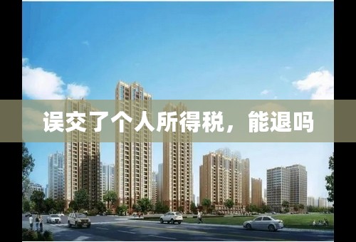 误交了个人所得税，能退吗