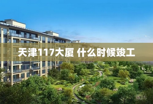 天津117大厦 什么时候竣工