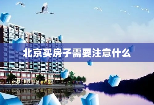北京买房子需要注意什么