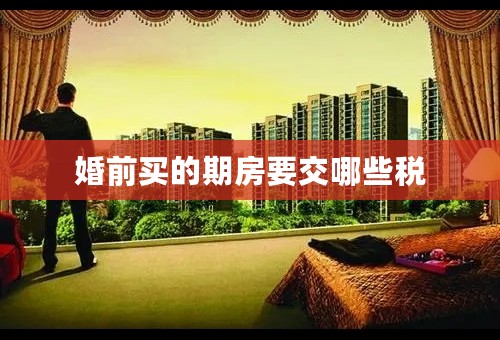 婚前买的期房要交哪些税