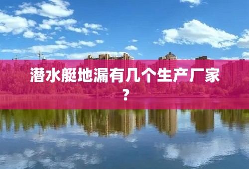 潜水艇地漏有几个生产厂家？