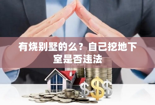 有烧别墅的么？自己挖地下室是否违法