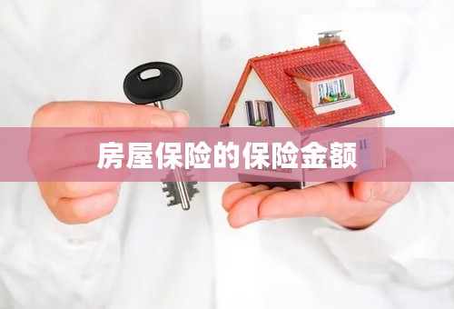 房屋保险的保险金额
