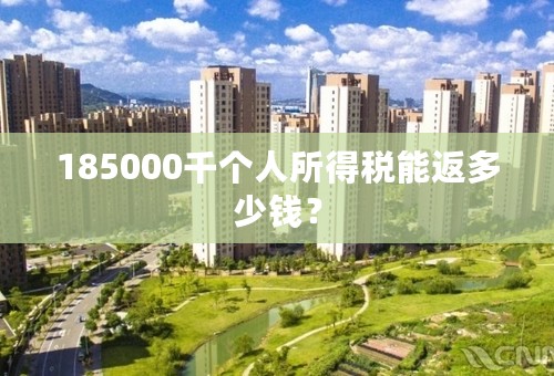 185000千个人所得税能返多少钱？