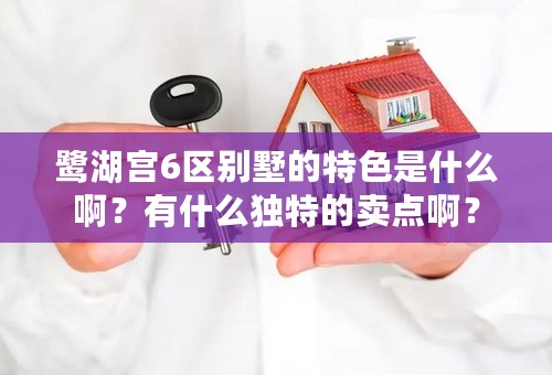 鹭湖宫6区别墅的特色是什么啊？有什么独特的卖点啊？