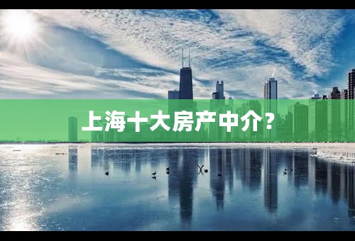 上海十大房产中介？
