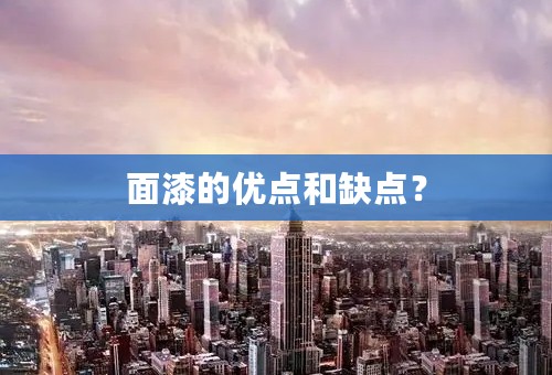 面漆的优点和缺点？