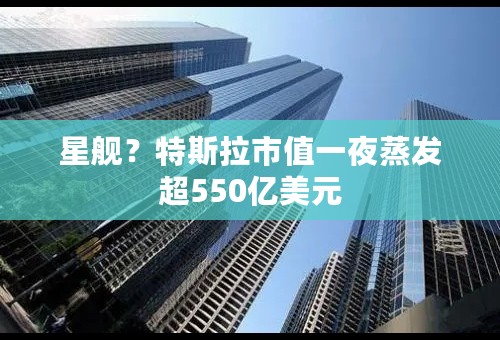 星舰？特斯拉市值一夜蒸发超550亿美元