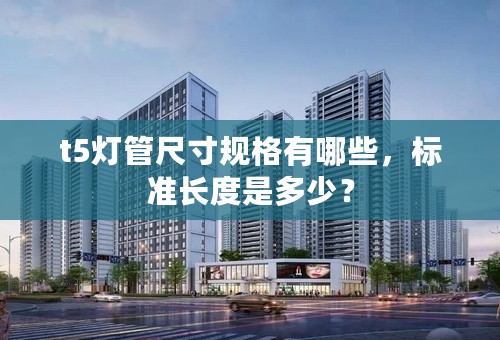 t5灯管尺寸规格有哪些，标准长度是多少？