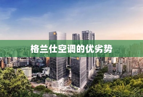 格兰仕空调的优劣势