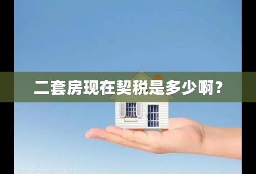 二套房现在契税是多少啊？