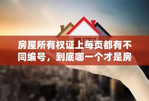 房屋所有权证上每页都有不同编号，到底哪一个才是房屋所有权证号？