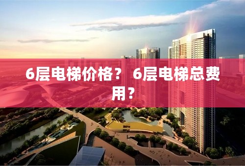 6层电梯价格？ 6层电梯总费用？