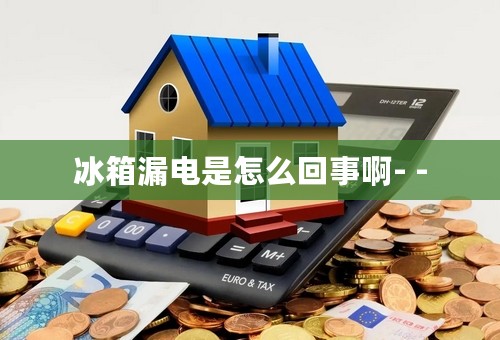 冰箱漏电是怎么回事啊- -