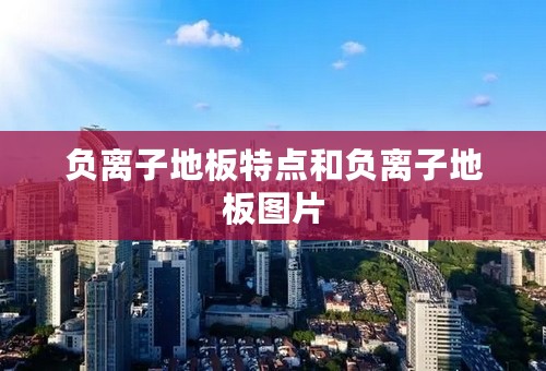 负离子地板特点和负离子地板图片
