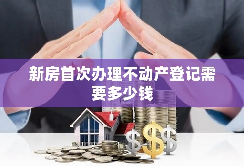 新房首次办理不动产登记需要多少钱