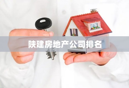 陕建房地产公司排名