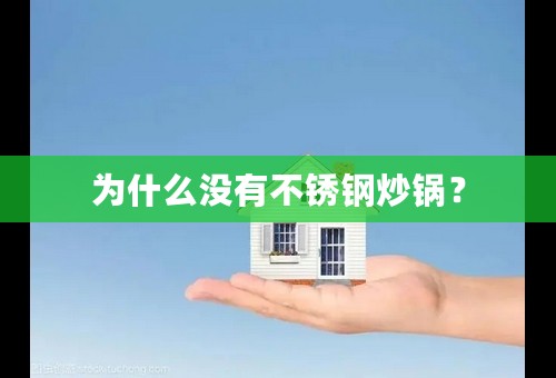 为什么没有不锈钢炒锅？
