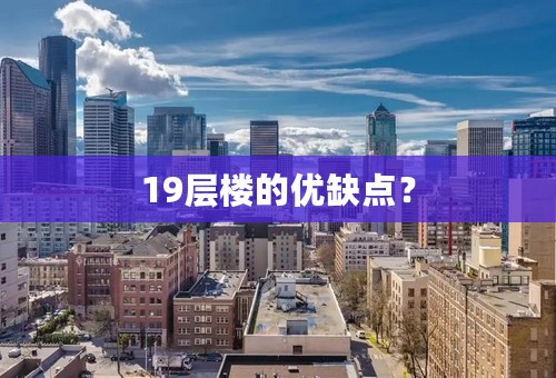 19层楼的优缺点？