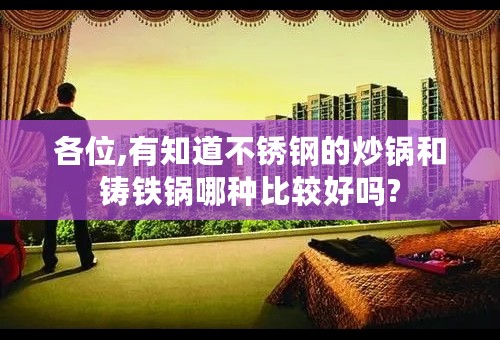 各位,有知道不锈钢的炒锅和铸铁锅哪种比较好吗?